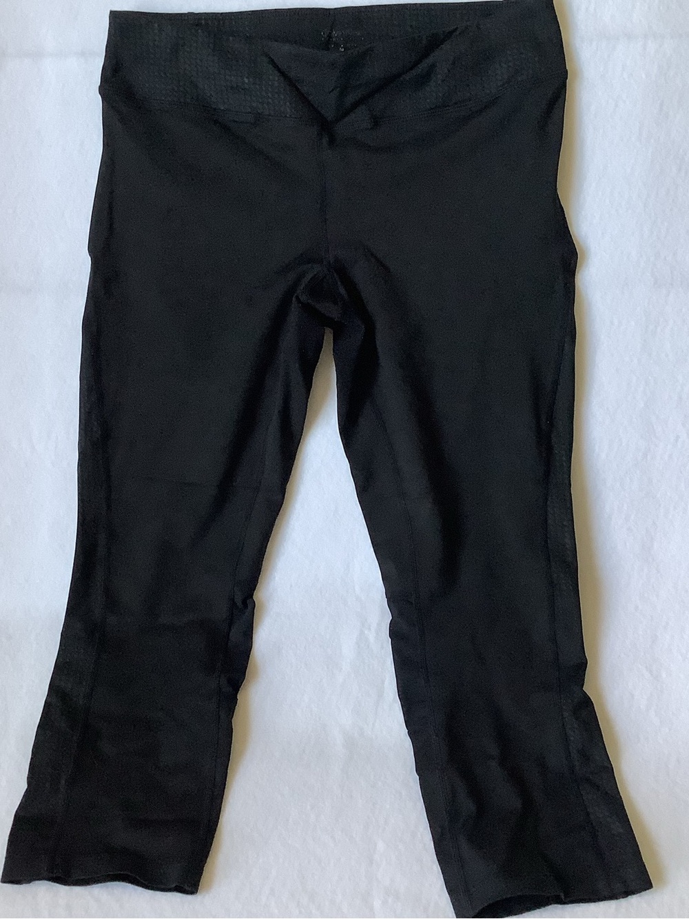 Calvin Klein Performance Black Cropped Capri Leggings Size Medium